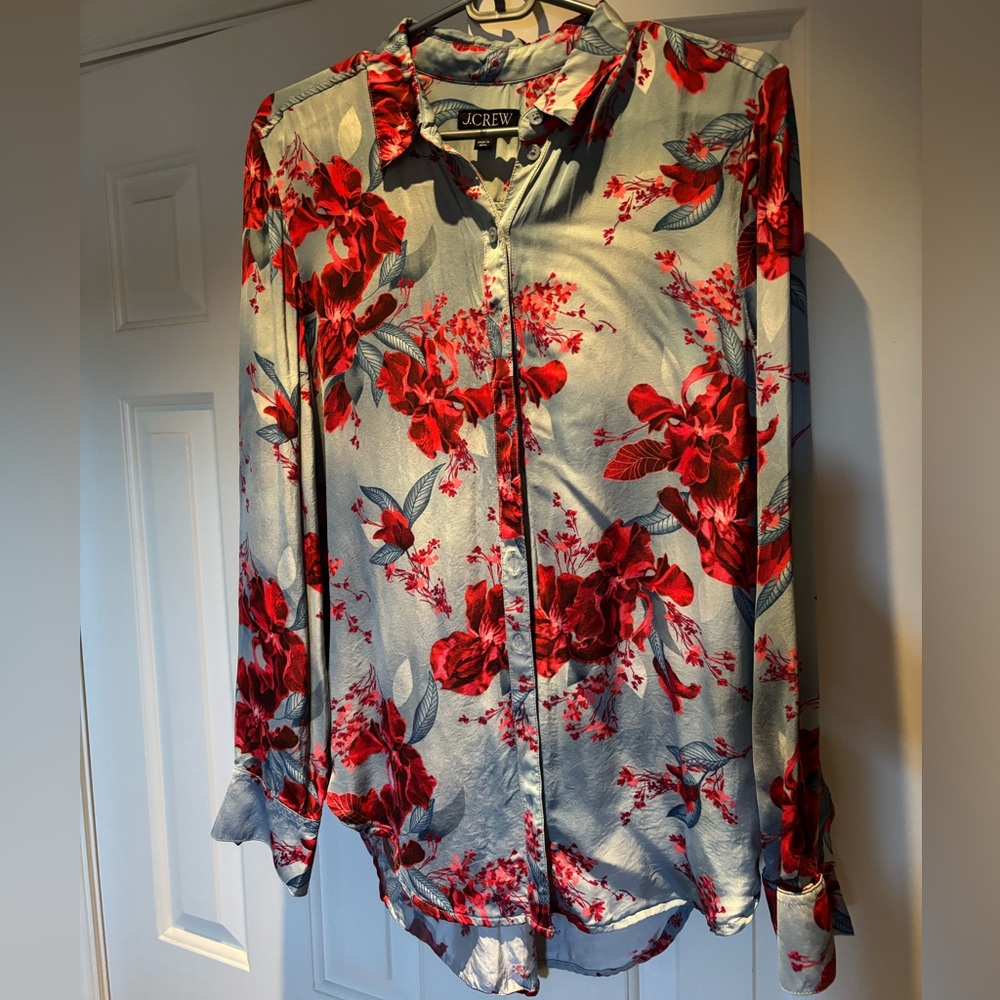 Jcrew button up blouse- M